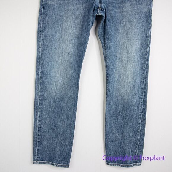 Madewell (flawed) men's Slim Authentic Flex Jeans in Seaward Wash, 34*30 - Picture 3 of 15